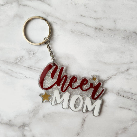 Cheer Mom Keychain